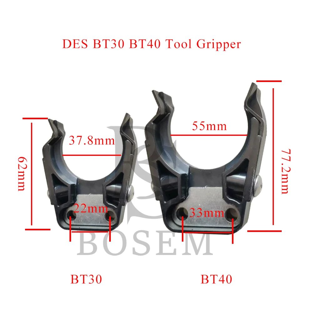 DES BT30 BT40 Tool Gripper ，CNC Machining Center Tool Magazine Parts