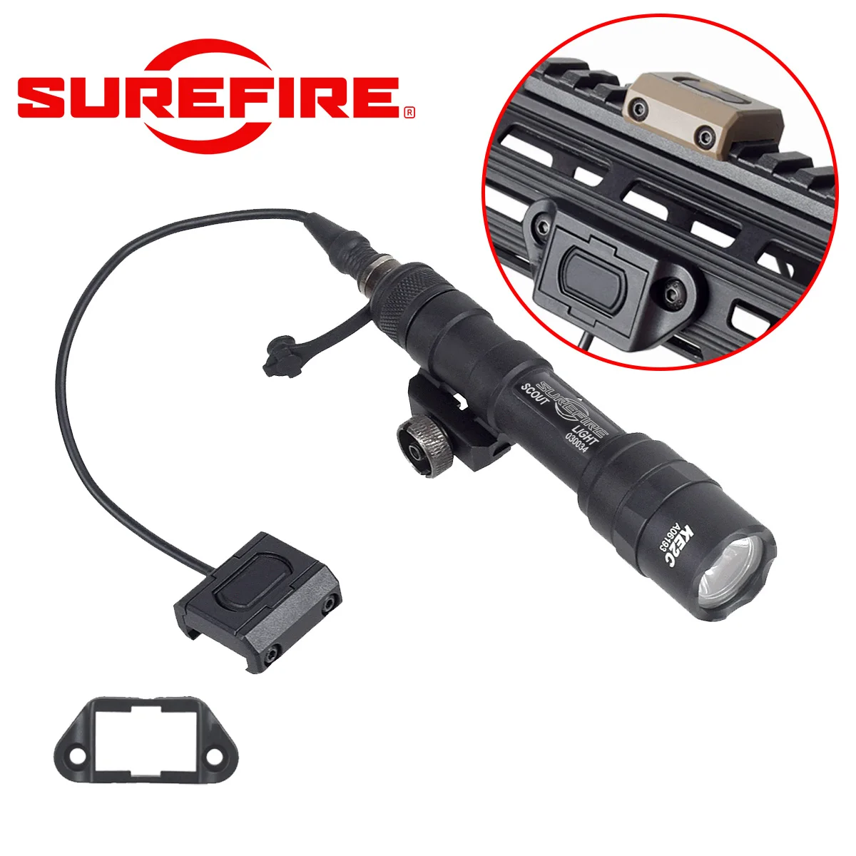 Surefire M600C M300C Airsoft Flashlight Scout Light UNITY Modbutton Remote Switch Tactical SF M600 LED Hunting Outdoor Light
