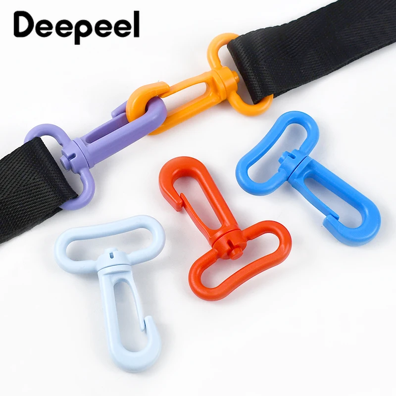 10/20Pcs Deepeel 13/20/25/31mm Plastic Hook Buckle Lobster Clasp Pet Collar Backpack Strap Clothes Carabiner Snap DIY Accessory