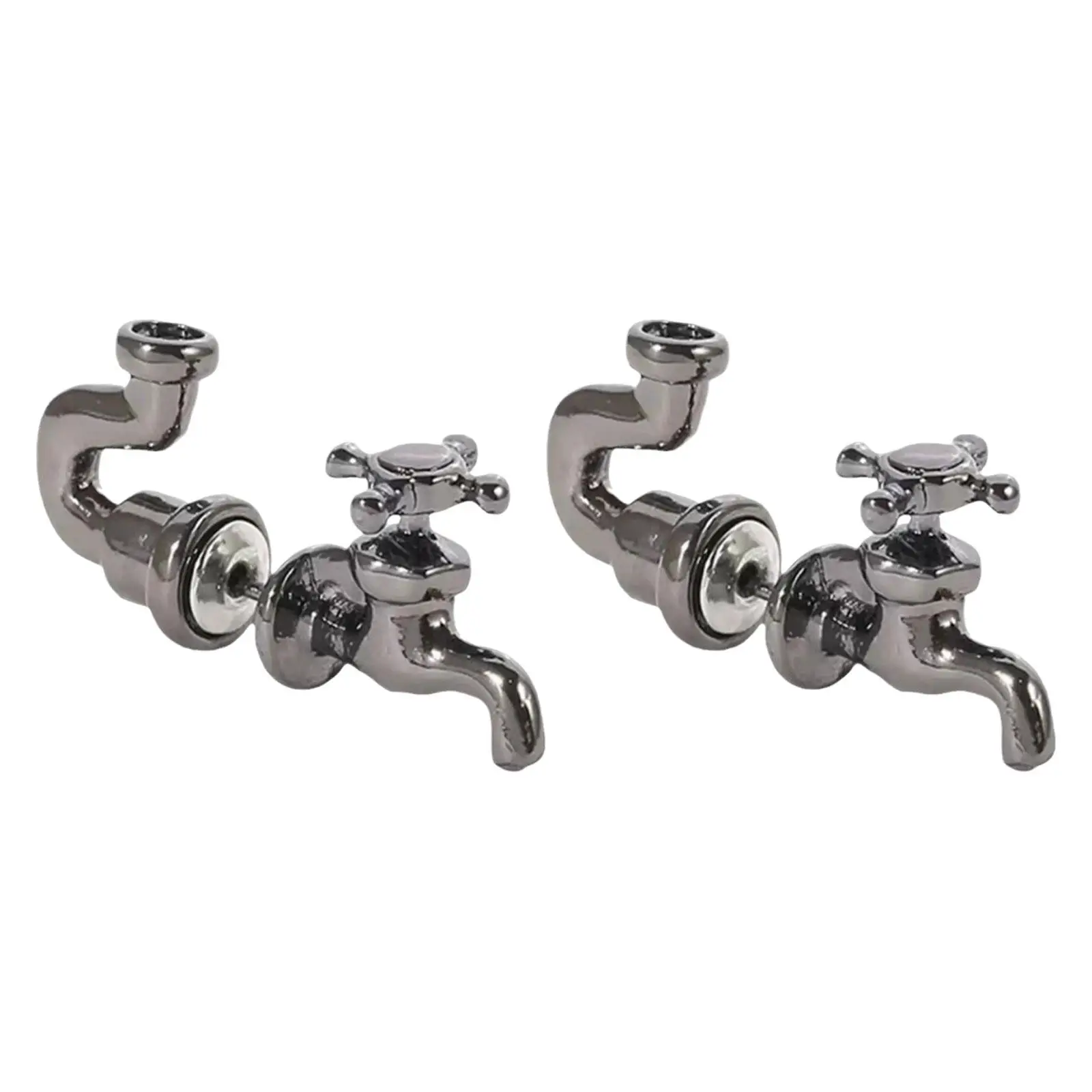 Faucet Stud Earrings Fashion Metal Funny Punk Statement Charm Tap Ear Stud for Engagement Daily Wear Birthday Halloween Wedding