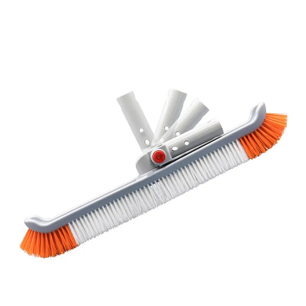 Effective Tool Adjustable Telescopic Pool Brush with Stiff Bristles Tile Scrubber Tool for Swimming Pools Extendable for Easy