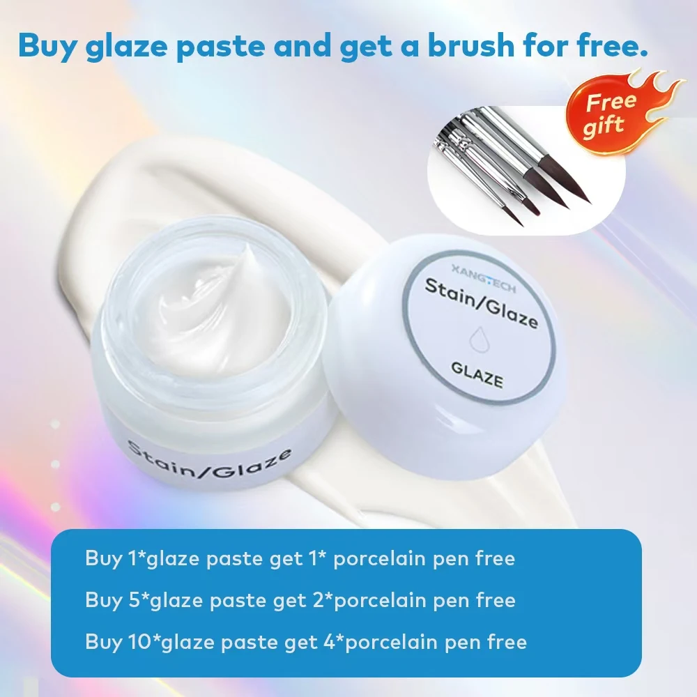 16 Colors Dental Glaze Stains Glaze Paste 4g Forming Liquid 10ML For Ceramic Block
