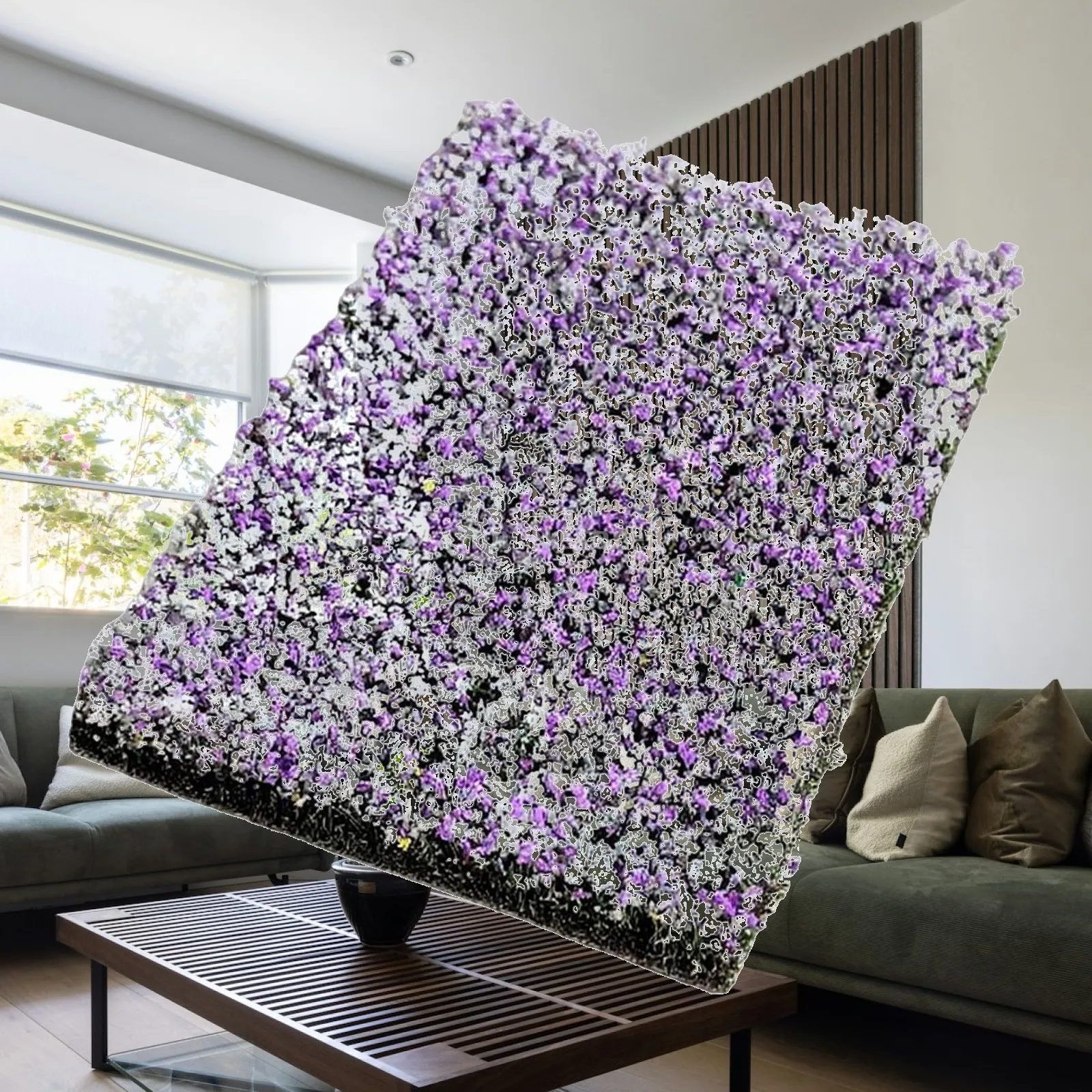 Bonsai Garden Layout - Miniature Flower Cluster Simulation Flower Vegetation