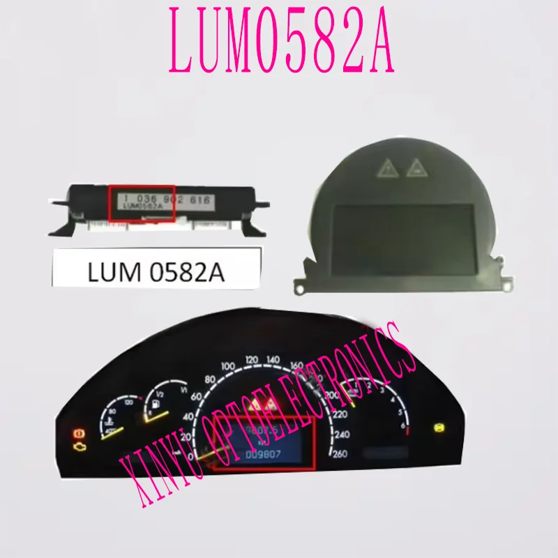Original LCD Display Screen For Mercedes Benz S500 S55 CL500 Class W220 W215 LUM0582A LUM0279C Instrument Cluster Replacement