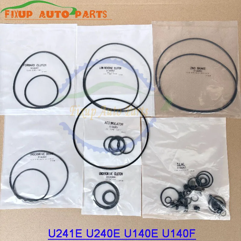 

U140E U140F U240E U241E Auto Transmission Sealing Rings Clutch Brake O-Rings Accumulator Seals for TOYOTA CAMRY LEXUS ES 3.0L