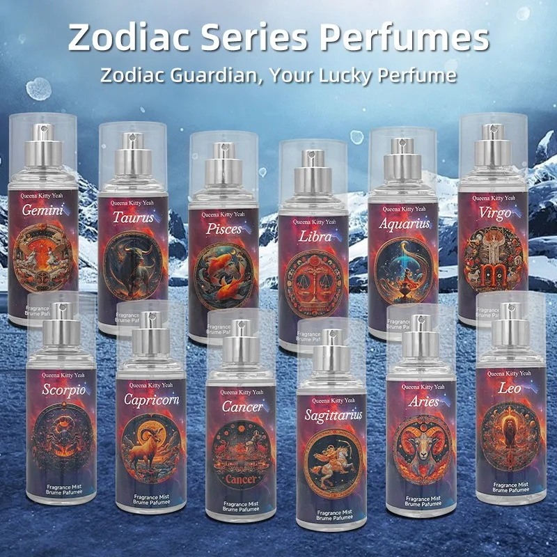 88ML Women Hair Body Mist Perfume Zodiac Collection Long Lasting Fresh Floral Fruity Elegant Soft Feminine Fragrance Spray