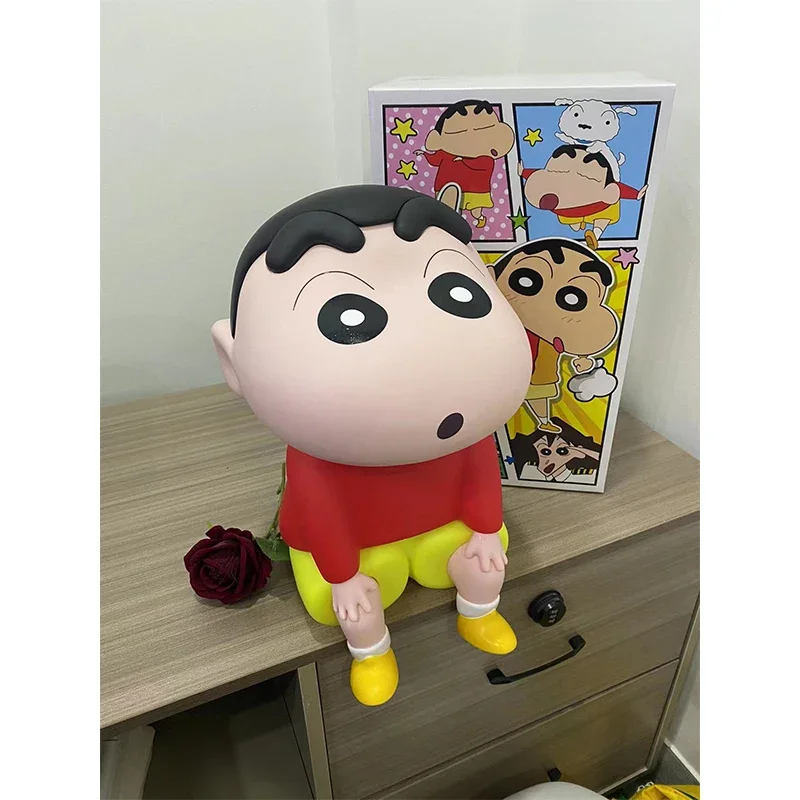 Crayon Shin-Chan Large Anime Figure Suit Figure Series Swim Ring Ornament Doll Collection Decoration Anime Limited Birthday Gift