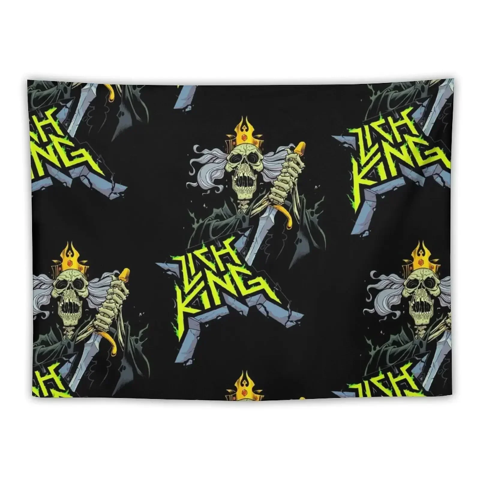 

Lich King : Conqueror Tapestry Art Mural Wall Decor Hanging Tapestry