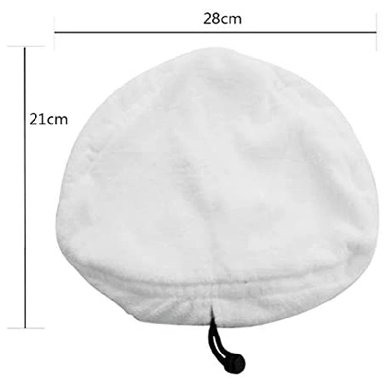 [NEW!A38F】 3Pcs Super Absorbent Microfibre Cloth Steam Cleaning Pad Accessories Washable White Steamer Cleaner Mop Floor Mop