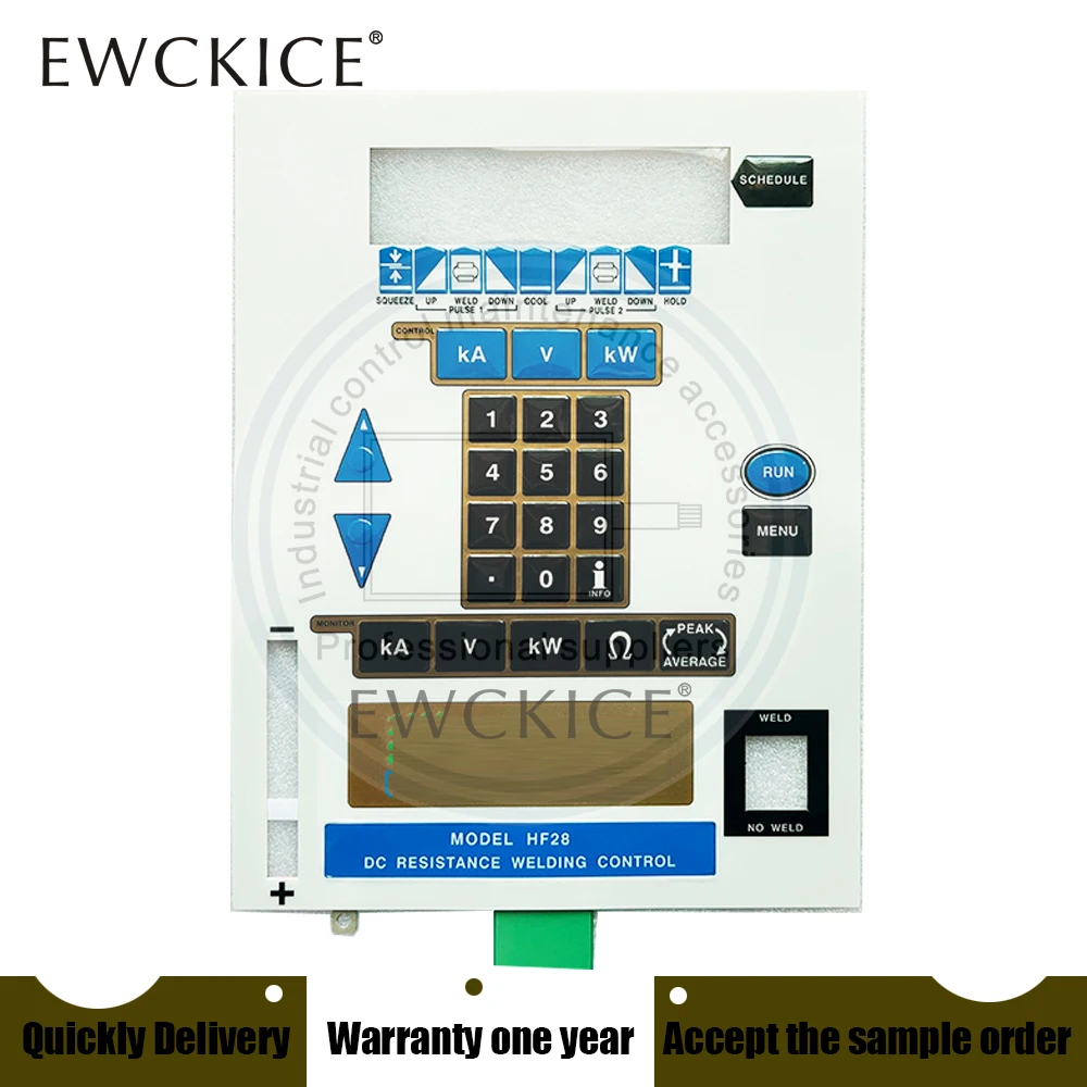 NEW MODEL HF28 DC RESISTANCE WELDING CONTROL HMI PLC Membrane Switch keypad keyboard