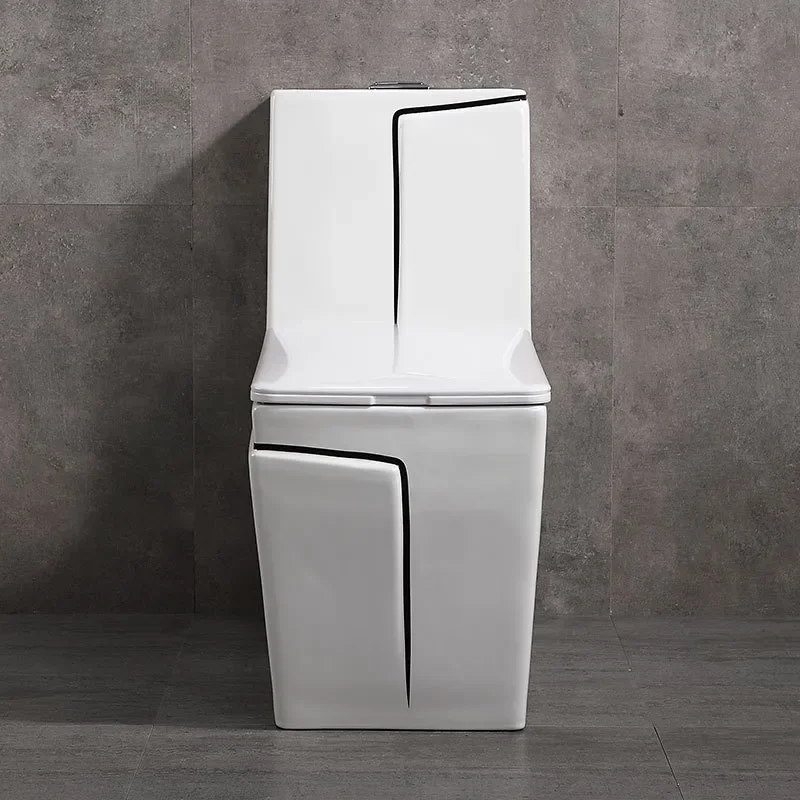 for Large Diameter Floor Mounted Ceramic Flush Toilet Integrated Siphon Bathroom Sanitary Ware Cross Border Trade