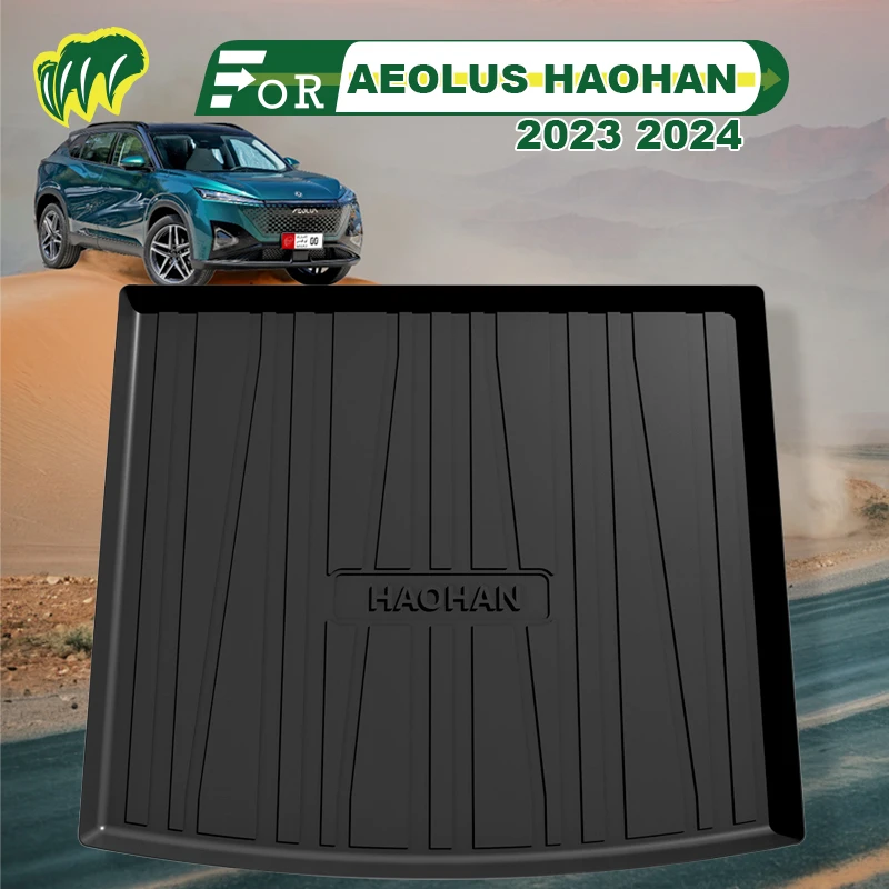 For Dongfeng AEOLUS HAOHAN 2023 2024 Custom Fit Car Trunk Mat All Season Black Cargo Mat 3D Shaped Laser Measured Trunk Liners