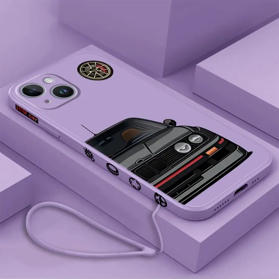 Japan JDM Sports Cars Phone Case for Apple iPhone 15 16 Pro XS Max 13 14 Plus XR SE 7 8 12 11 Pro plus Matte