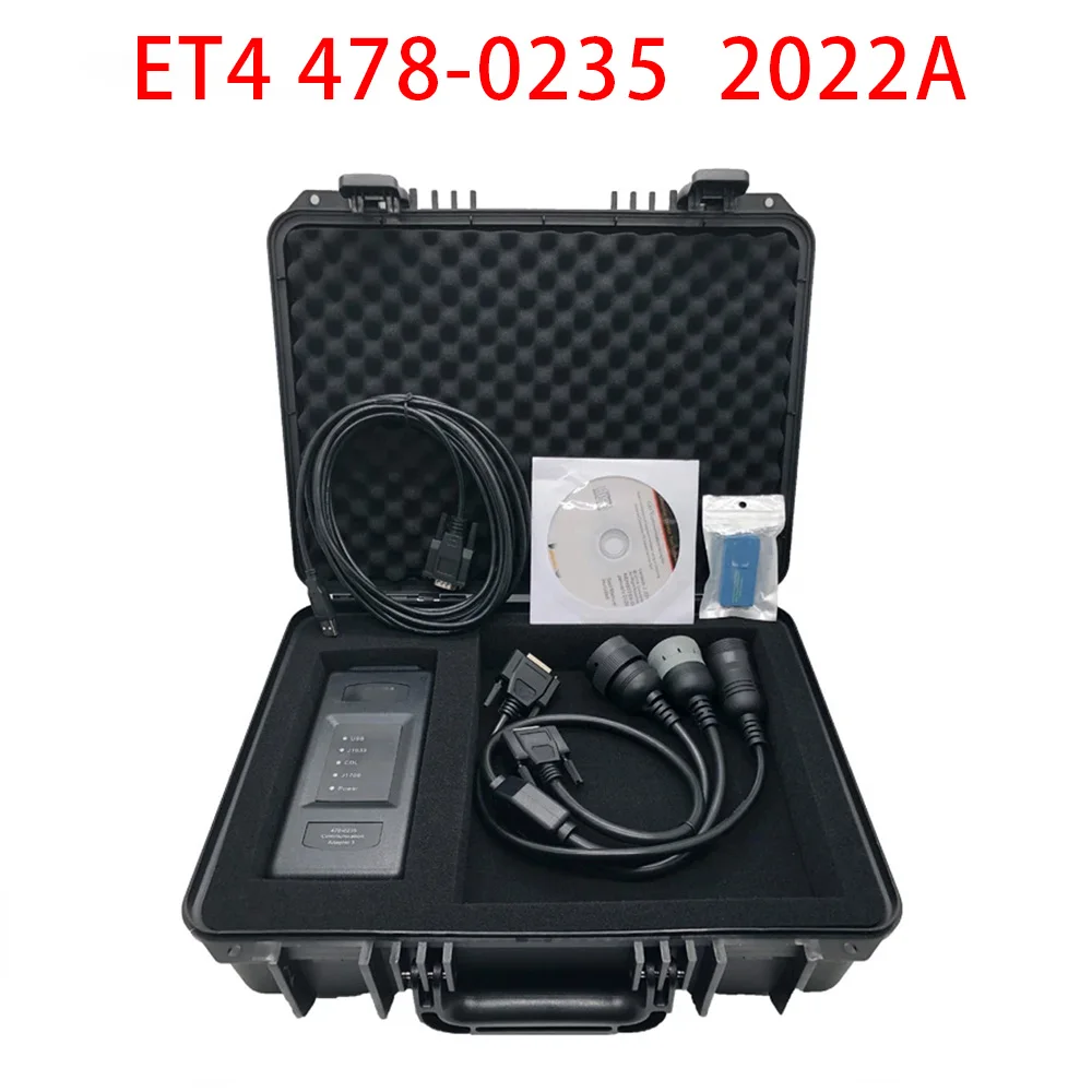 High Quality Real Cat ET3 ET4 Adapter ET 3 Diagnostic Tools Software Version 2019C Kegen 2023A Trucks Repair Tool