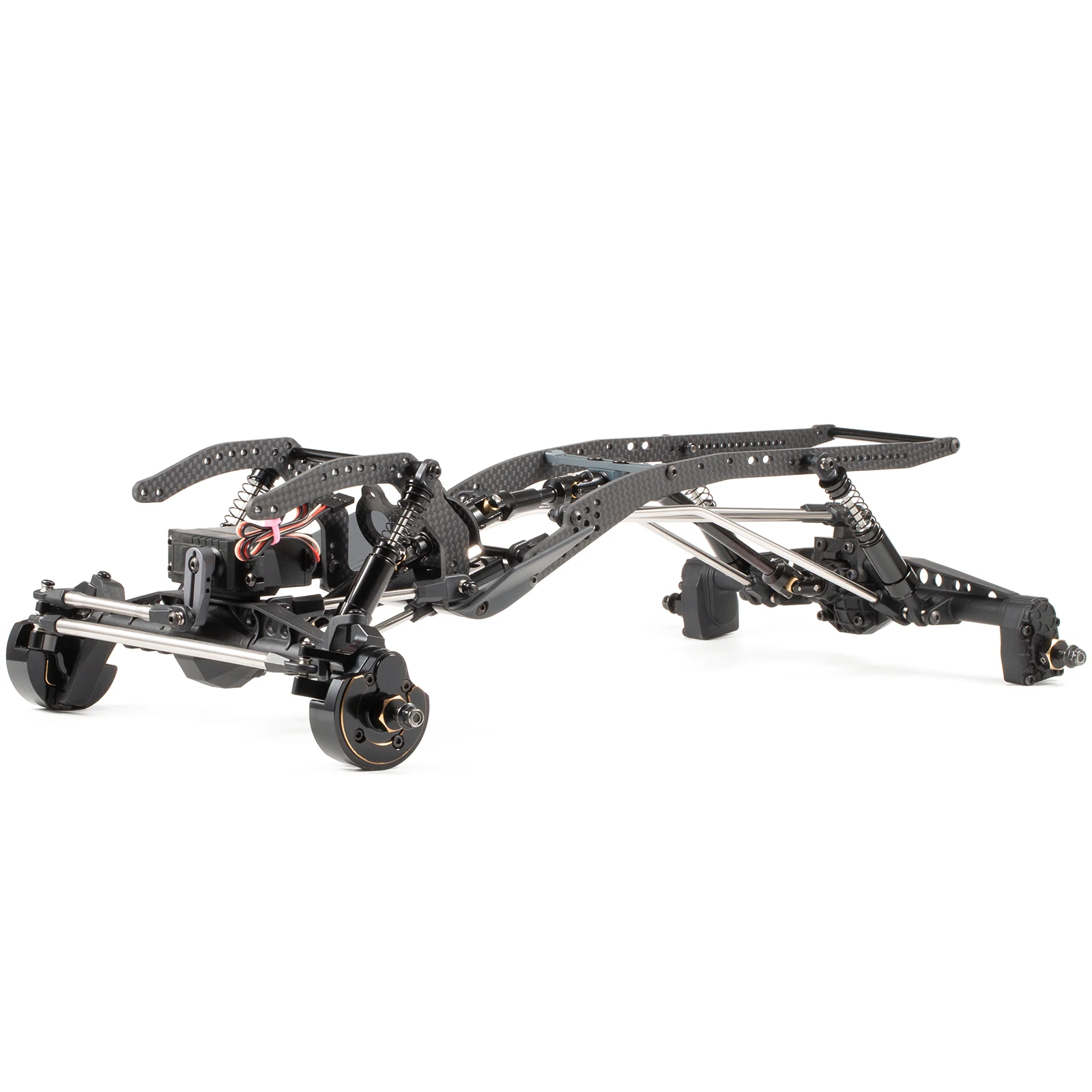 Performance Carbon Fiber LCG Chassis and Links Kit for Capra Axle Custom Build Comp Rigs 1/10 RC Crawler Upgrade