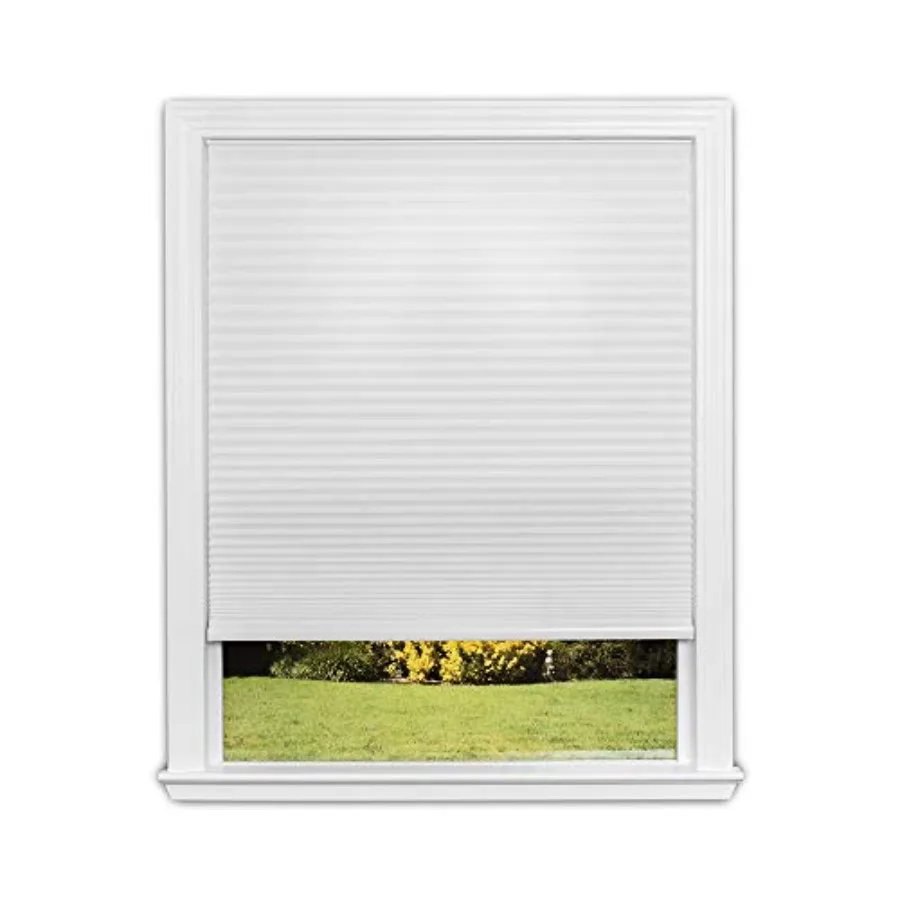 

Штора No s Easy Lift Trim-at-Home CoeCellular Light из ткани, белая, 48 дюймов (Ш) x 64 дюйма (Д), подходит для проемов 3-48 дюймов.
