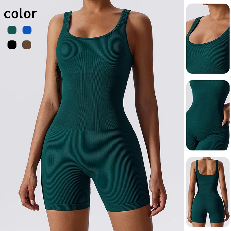 Women's tracksuit Yoga Set One-Piece Yoga Clothes Sportswear Women's Gym Workout Clothes Fitness Stretch Bodysuit Yoga Suit