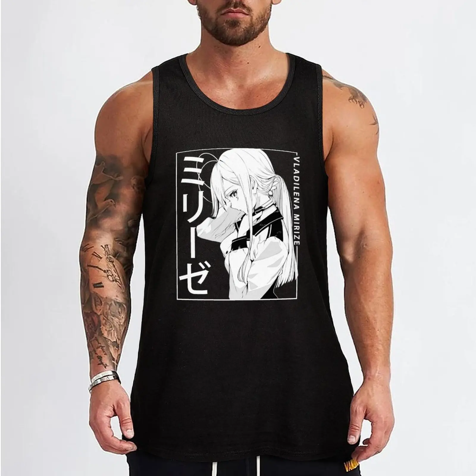 Lena Vladilena Milize Mirize Eighty Six Anime Tank Top summer clothes clothes for men summer