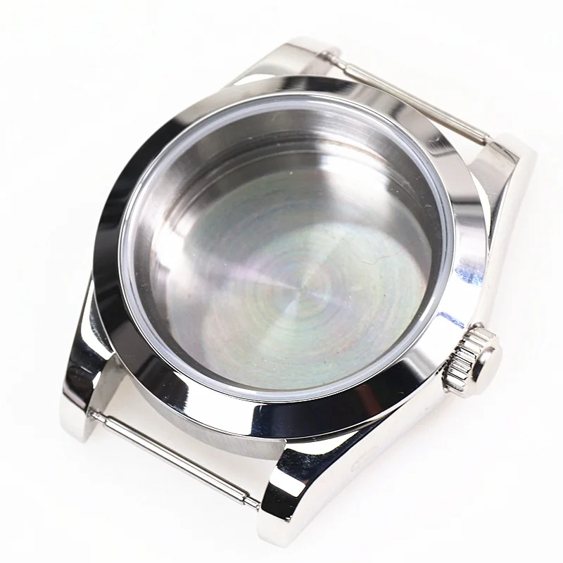 Suitable for 39mm Oyster Perpetual sapphire glass with magnifying glass stainless steel case NH35NH36 movement case accessories