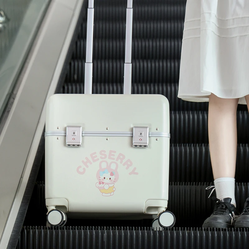 

Travel Suitcase Luggage Female Aluminum Frame Camera Case 20-inch Carry-on Suitcase Quiet Wheels Small Trolley Case