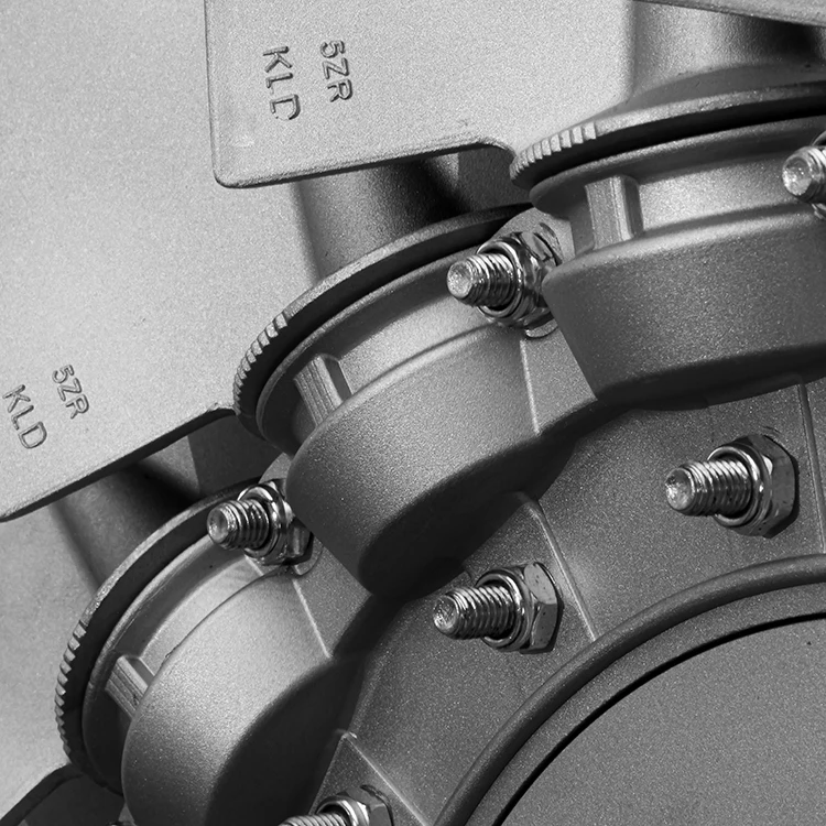 Aluminium Alloy 16 Blades Axial Blade Impeller Condenser Fan Factory Industrial Adjustable Axial