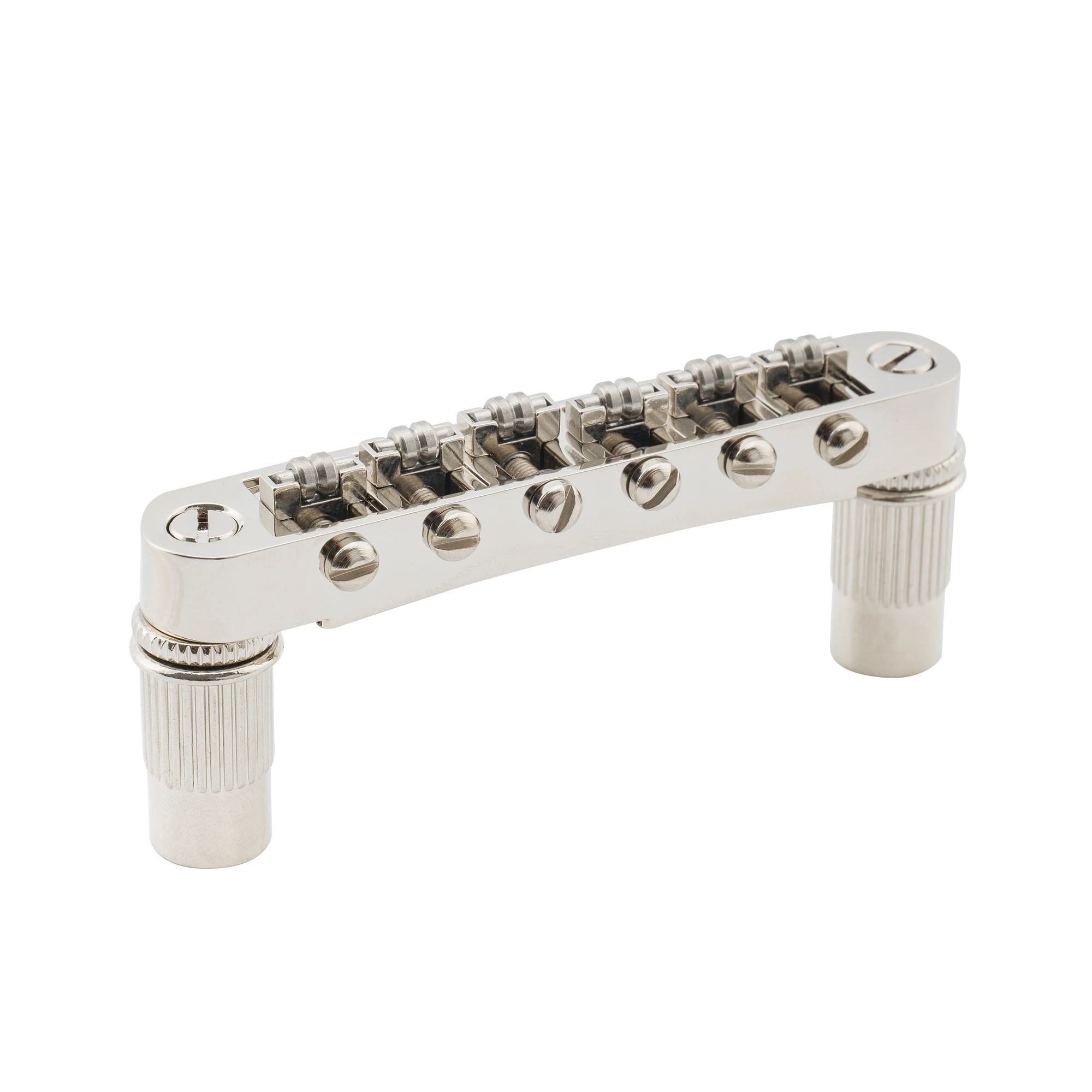 Musiclily Pro Roller Saddles Tune-O-Matic Guitar Bridge for Les Paul LP SG Electric Guitar, Nickel