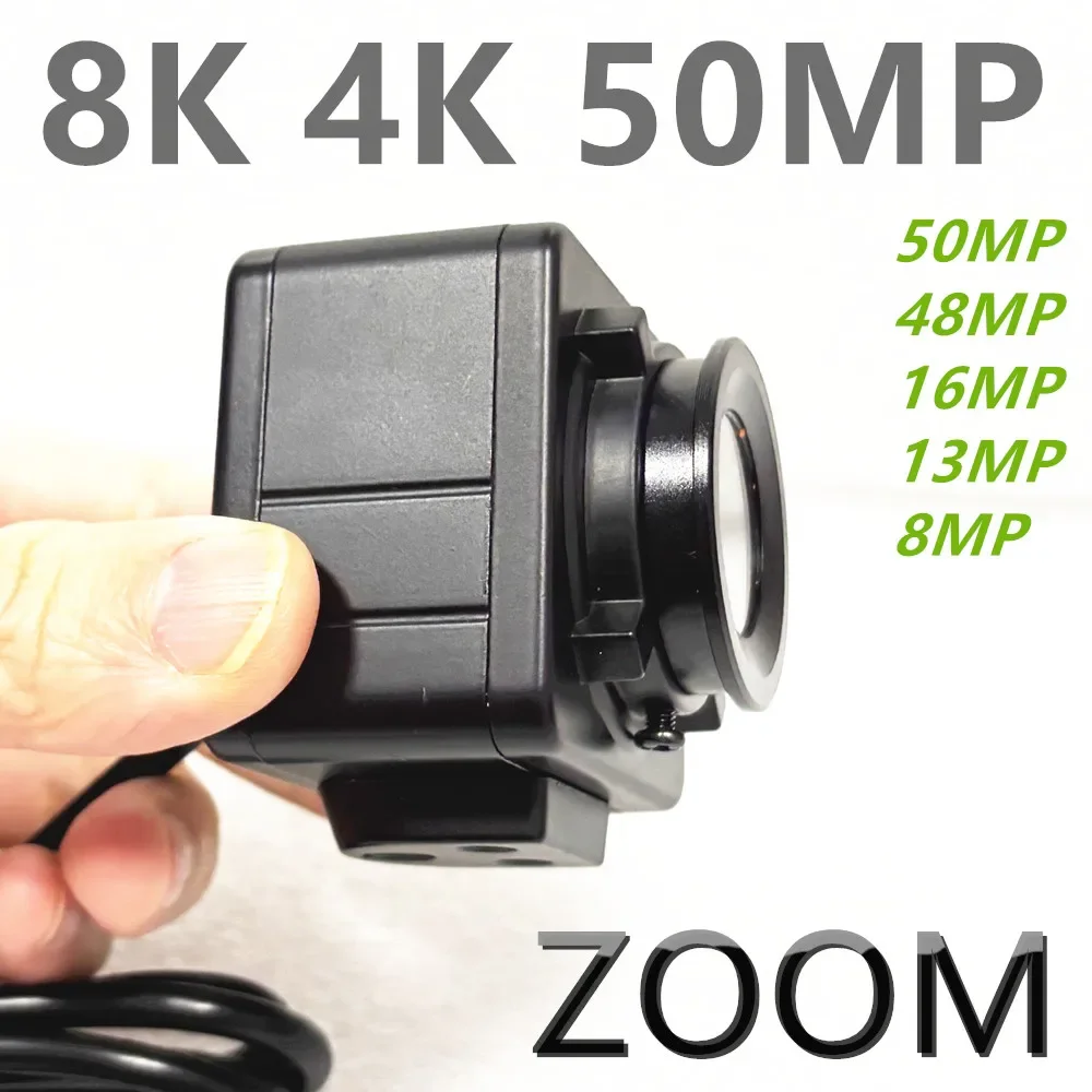 

8K 6K Автофокус USB-модуль камеры 48MP Мини-ПК Веб-камера без искажений Объектив Ultra HD 4K Промышленная камера для машинного зрения