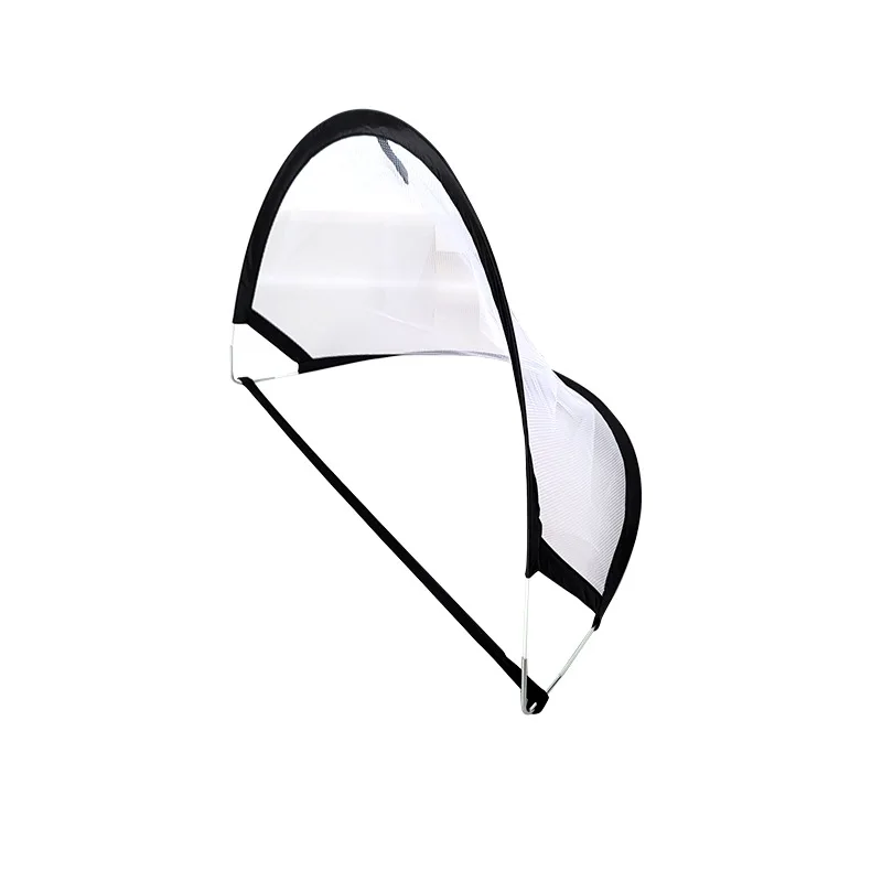 Mini equipo de entrenamiento de fútbol para niños, portería de fútbol emergente plegable portátil de 4 pies