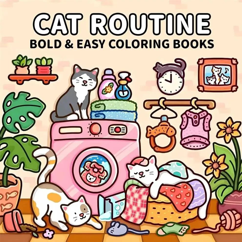 Cat Moments  Coloring Book Unique Book for Relaxation Upgraded Paper for Comfortable Coloring Perfect Gift Friend