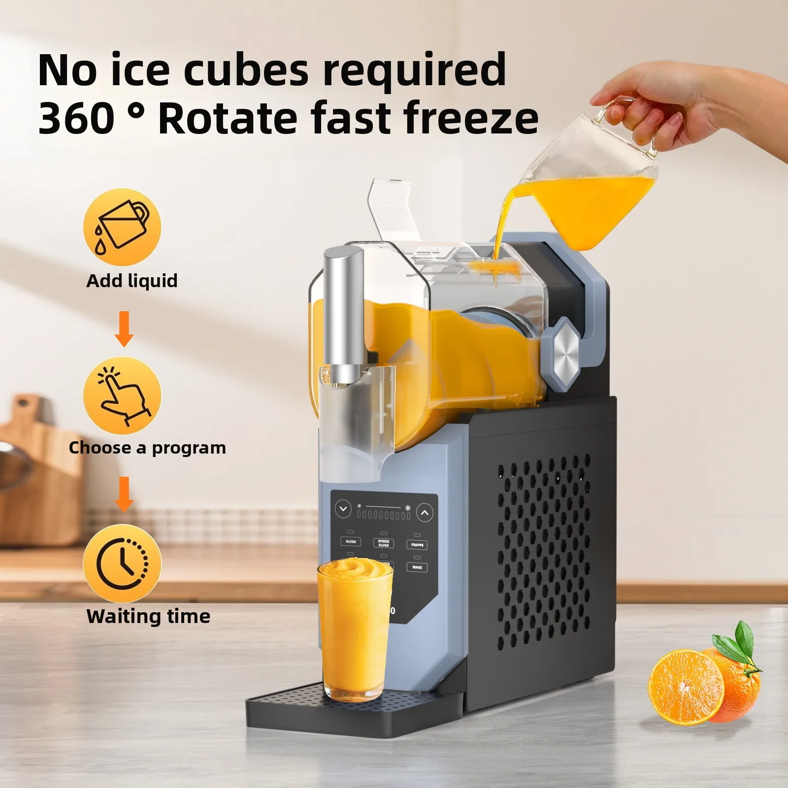 Nouvelle Machine à neige fondante pour la maison, Machine à boissons glacées autonettoyantes professionnelle, glace et Cocktail rasés 800W, silencieuse, sans BPA