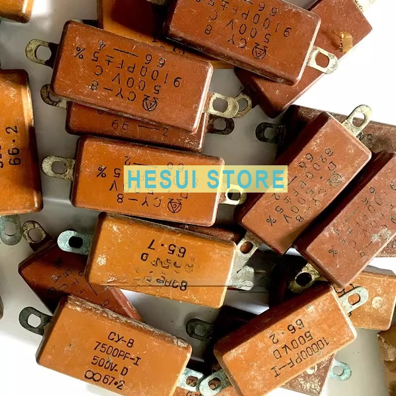 Silver mica capacitor cy-8 horizontal bile capacitor enthusiast 500V0.01UF large capacity high frequency coupling mica