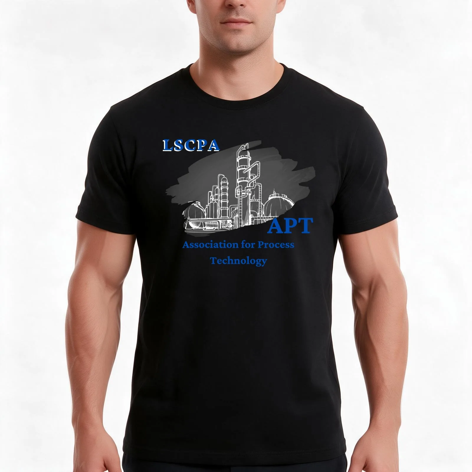 LSCPA - APT Association for Process Technology T-Shirt, Summer Casual Cotton Tee, Oversized Streetwear Tops, Unisex Men Women