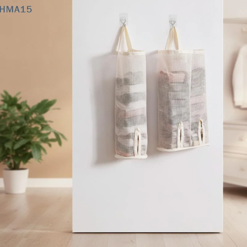 【YA】Hanging Mesh Storage Bag Underwear Sock Organizer Visible Breathable Washable For Wardrobe Bedroom Dorm Home Organization