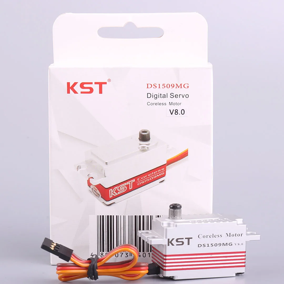 

KST DS1509MG V8.0 High Torque Servo Motor for Automotive All Metal Digital Servo Standard 6-7.4V 1.2A 130kg.cm Servo Motor