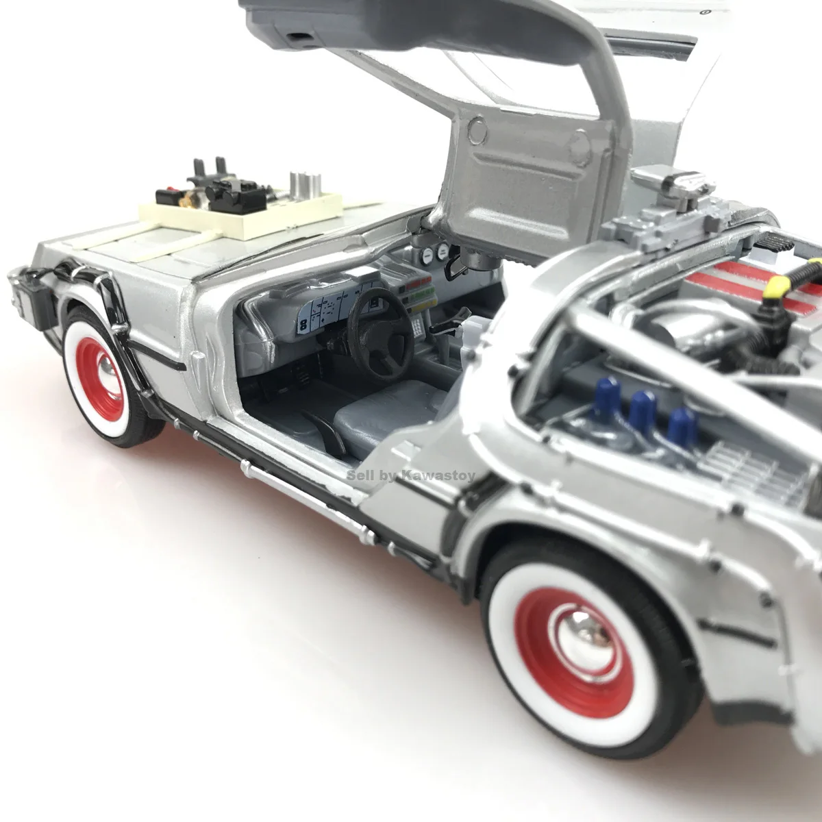 Welly 1:24スケールdelorean dmcザ · フューチャー1 2 3 & 飛行モード