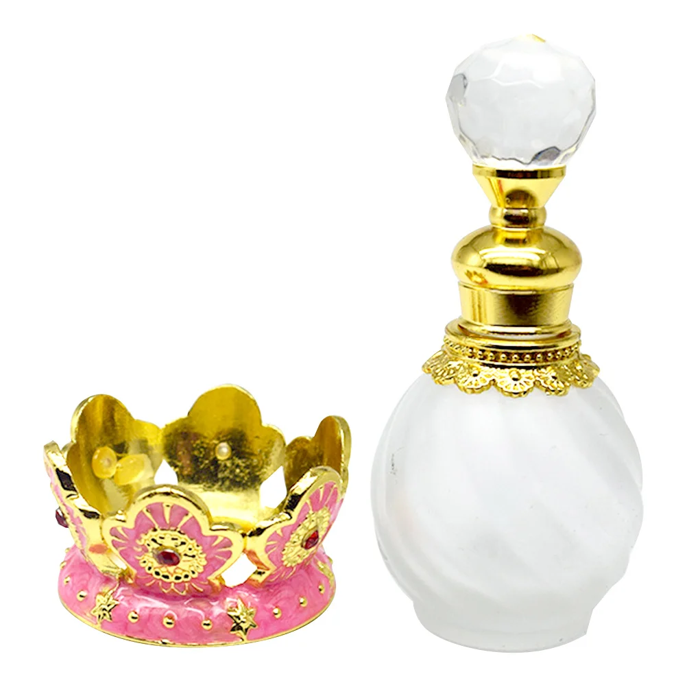 1 قطعة زجاجة الزيت العطري متجمد الزجاج قطارة زجاجة السفر إعادة الملء حاوية التعبئة والتغليف الفرعية حامل الزيت العطري