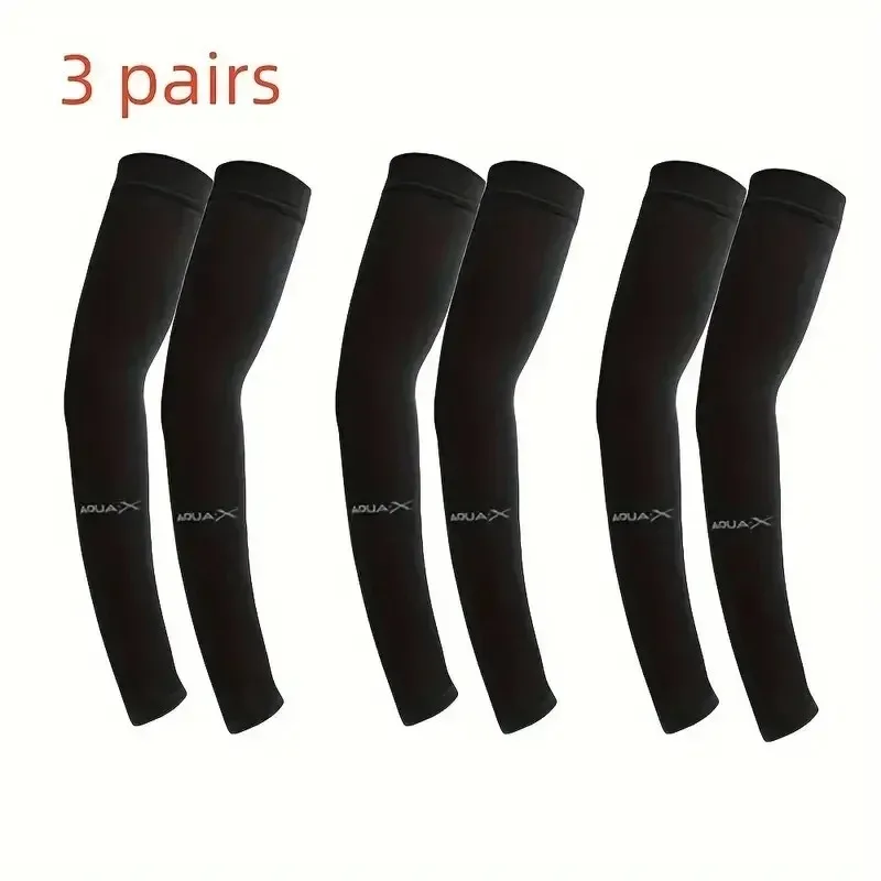 Cooling Breathable UV Protection Sleeves, Elastic Sunproof Arm Covers for Driving Golf Fishing Cycling Hiking Daily Sports Use