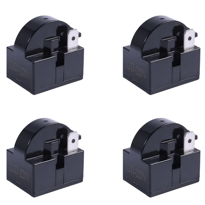 Promotion! 4X Plastic Case 22 Ohm 2 Pins PTC Starter Relay For Refrigerator