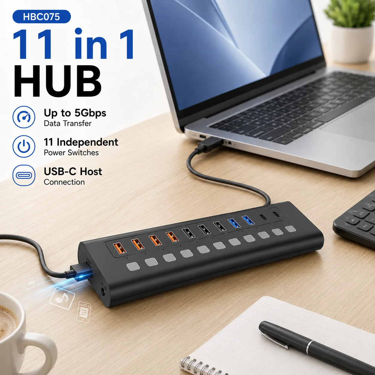 2026 Neuer 11-in-1 USB 3.0 Hub – Usb C Hub Bewertung und Preis