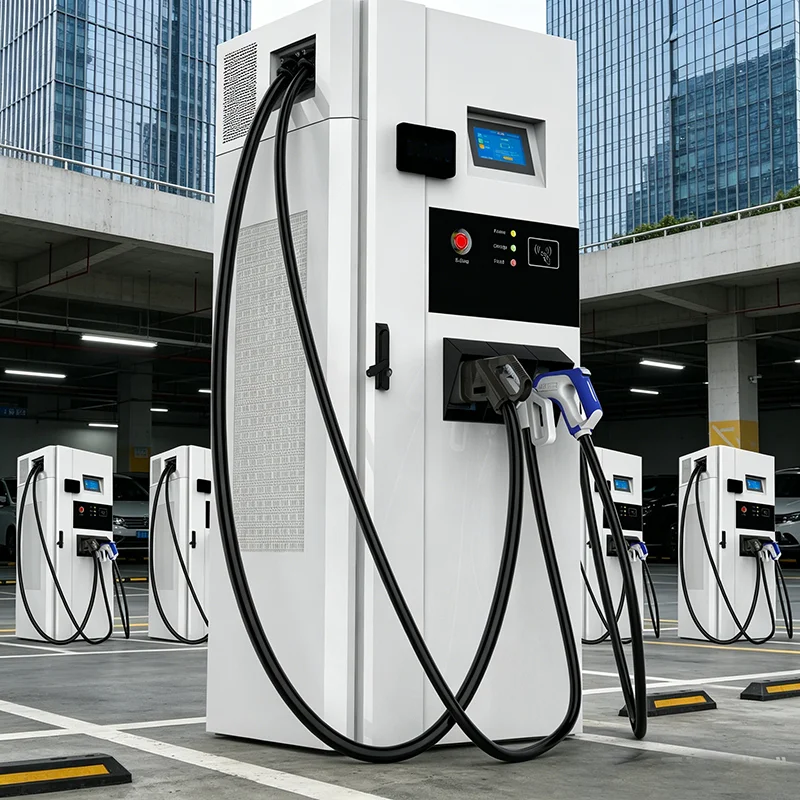 350kW Level 3 EV Charging Station, NACS CCS1 Dual Port DC Fast Charger OCPP Enabled