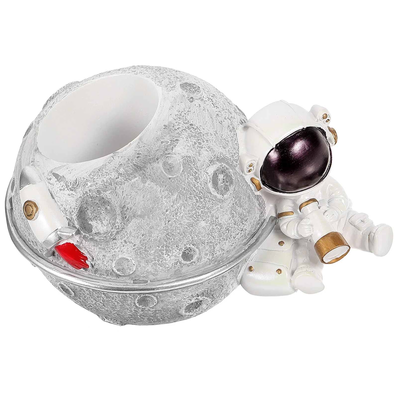 

Astronaut Pen Holder Stationery Storage Desk Unique Pencil Caddy for Fun Aesthetic Cute Decoration