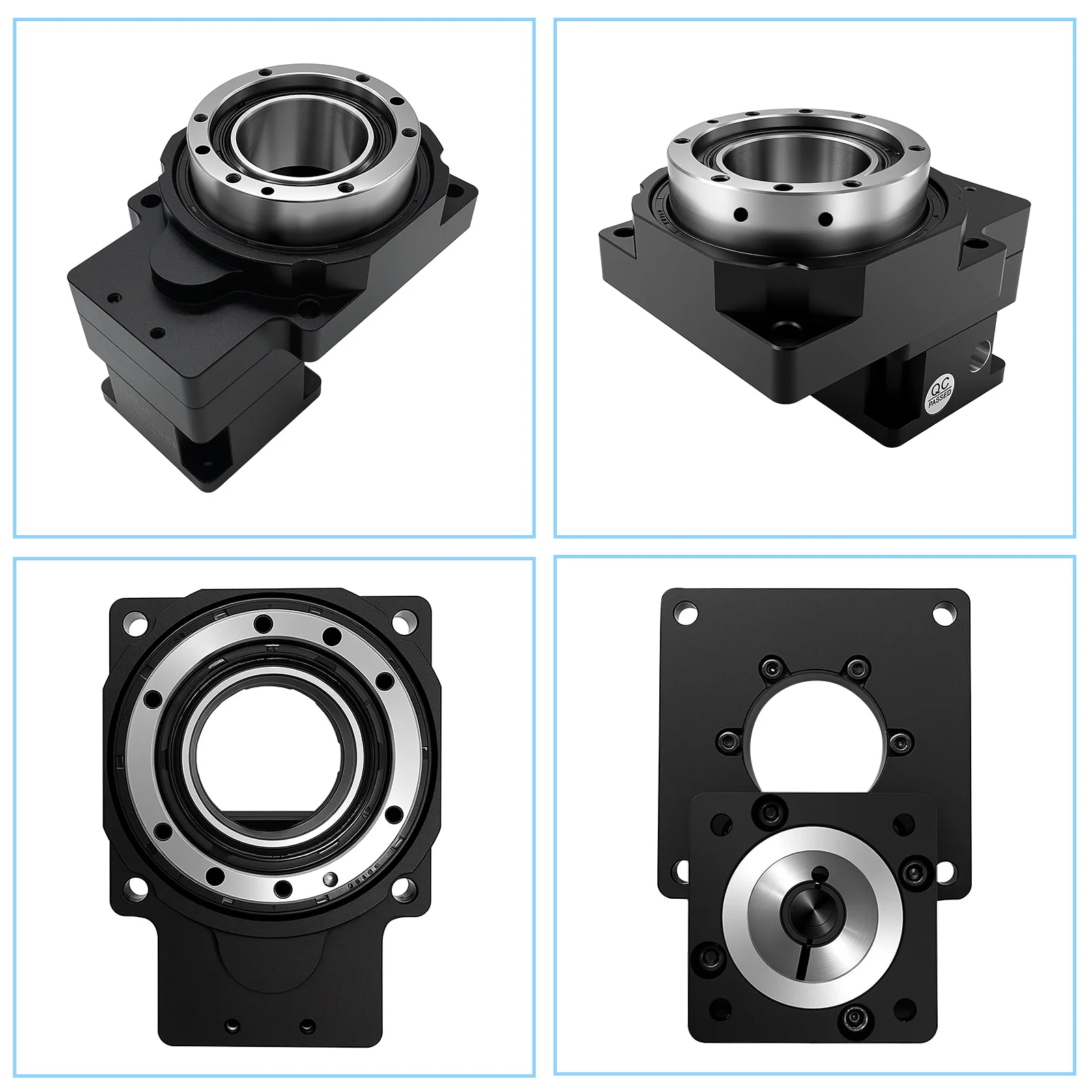 CNC High Precision Electric Hollow Rotating Platform Positioning Indexing Plate 42/40mm Stepper Servo Replacing DD Motor