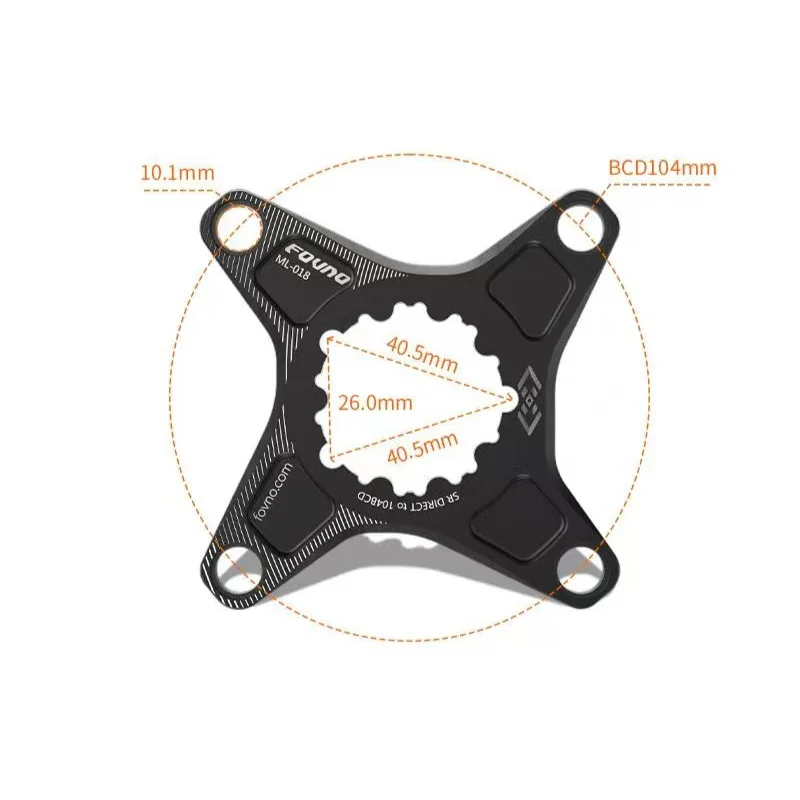 FOVNO Chainring Adapter forSRAM GXP Spider to 104BCD 110BCD forShimano Direct Mount Converter M6100 M7100 M8100 M9100 12S MTB