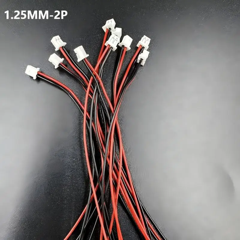 10 قطعة/المجموعة Jst موصل 2Pin Jst SH1.0mm/1.25 مللي متر/ZH1.5mm/PH2.0/XH2.54 محطات العقص مع كابل الأسلاك النحاسية PH2.0 موصلات