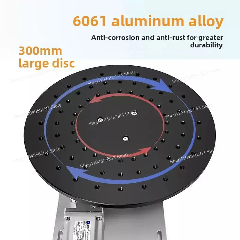 FD-L300 electric rotating table, diameter 300mm, load-bearing 30kg, multi-station rotating platform with controller