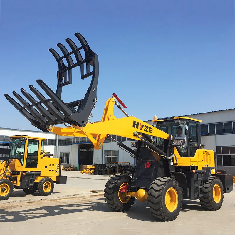 926 Loader Small Wood Grabbing Machine Hydraulic Four-Wheel Drive Farm Construction Site Diesel Small Loader