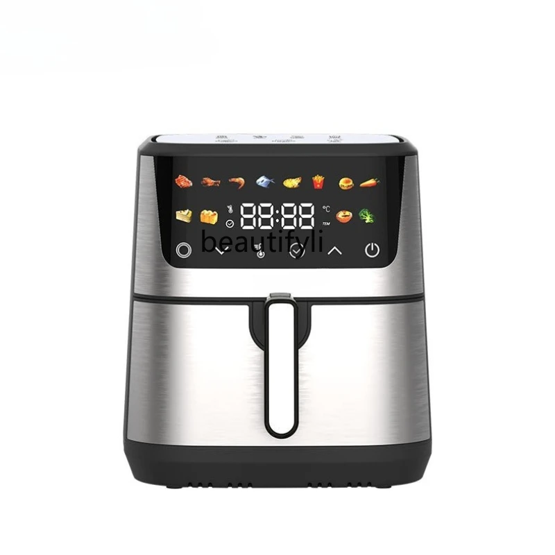 

Air fryer stainless steel, household fryer, touch screen fryer multi-function