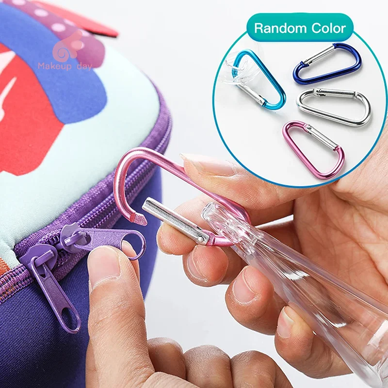 

30/50/60ml Empty Portable Bottle With Carabiner Hook Outdoor Travel Hand Sanitizer Reusable Plastic Squeeze Bottles Storage Tool