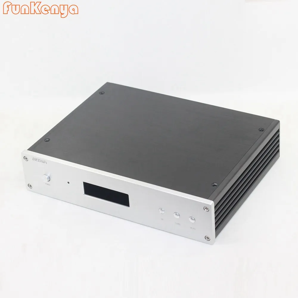 DIY Aluminum Case For Decoder Board ES9018 9028PRO ES9038PRO With USB RCA Optical Coaxial Interface Hole 2806 DAC Chassis