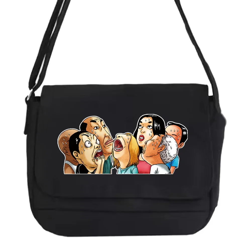 

Messenger Bags Students Book Shoulder Tote Outdoor Casual Sport Small Canvas Handbag Cartoon Series School Travel Crossbody Bag